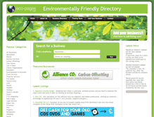 Tablet Screenshot of eco-pages.net